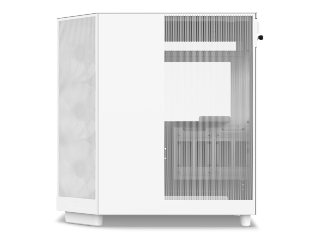 NZXT - H6 Flow RGB ATX Mid-Tower PC Case with Dual Chamber - White - image 11