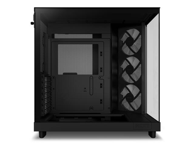 NZXT - H6 Flow RGB ATX Mid-Tower PC Case with Dual Chamber - Black - image 10