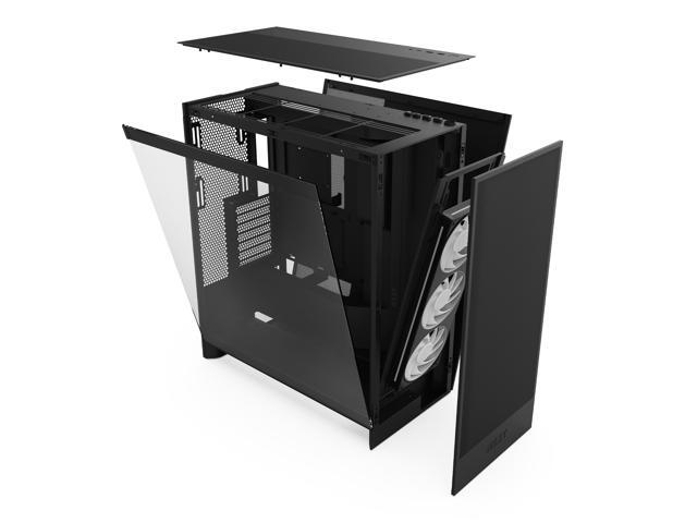 NZXT - H7 Flow 2024 Mid-Tower ATX PC Case - Black - image 9