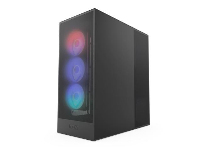 NZXT - H7 Flow 2024 Mid-Tower ATX PC Case with RGB Fans - Black - image 3
