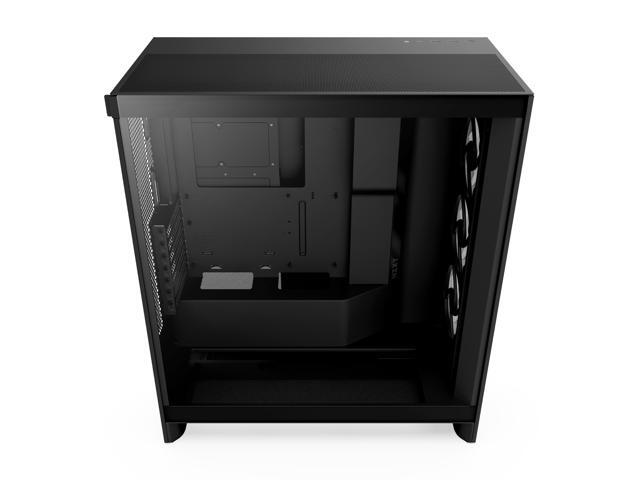 NZXT - H7 Flow 2024 Mid-Tower ATX PC Case with RGB Fans - Black - image 8