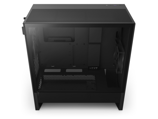 NZXT - H5 Flow 2024 Compact ATX Mid-Tower Airflow PC Case - Black - image 4
