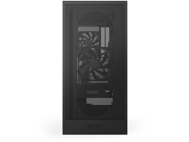 NZXT - H5 Flow 2024 Compact ATX Mid-Tower Airflow PC Case - Black - image 7