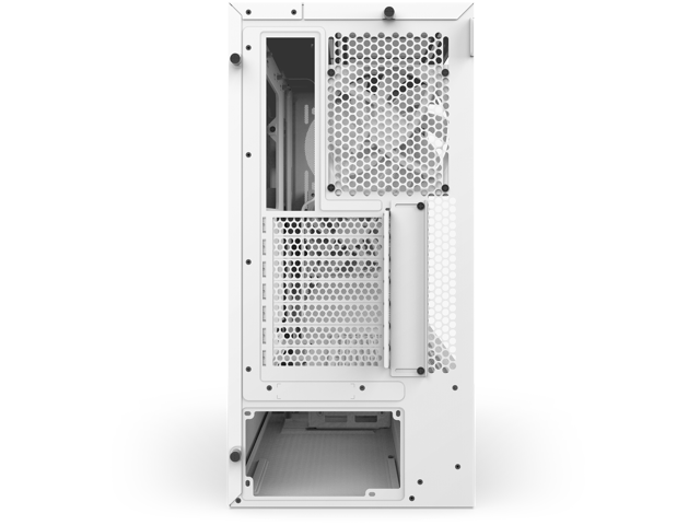 NZXT - H5 Flow 2024 Compact ATX Mid-Tower Airflow PC Case - White - image 10