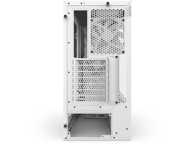 NZXT - H5 Flow RGB 2024 Compact ATX Mid-Tower Airflow PC Case - White - image 10