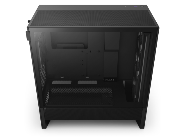 NZXT - H5 Flow RGB 2024 Compact ATX Mid-Tower Airflow PC Case - Black - image 5