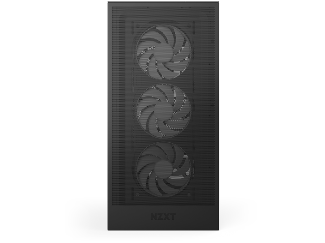 NZXT - H5 Flow RGB 2024 Compact ATX Mid-Tower Airflow PC Case - Black - image 8