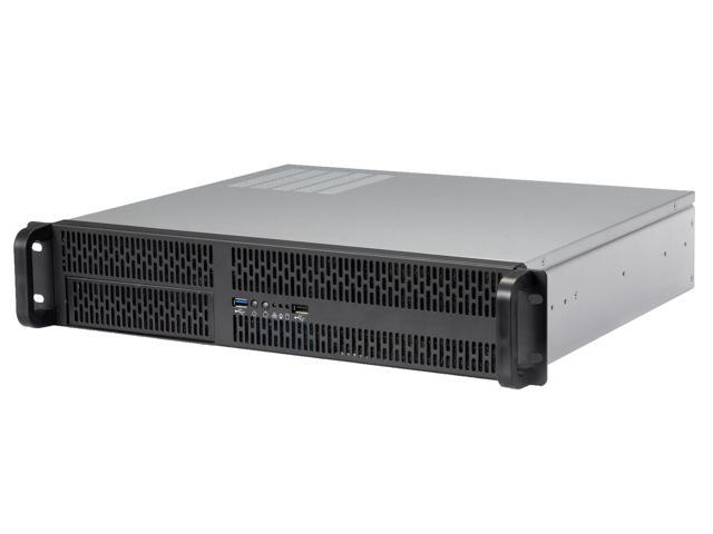 Rosewill RSV-Z2700U 2U Server Chassis Rackmount Case 4 3.5'/2.5' HDD, 1 5.25' Device Micro-ATX Compatible 2 80mm Fans USB 3.0, USB 2.0.