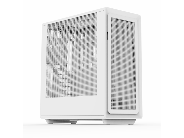 Rosewill Helium Air Mid Tower E-ATX Gaming Case, Mesh Panel, Tool-less, High-Airflow, Cable Management system, USB 3.1, included 1x 140mm PWM Fan, White