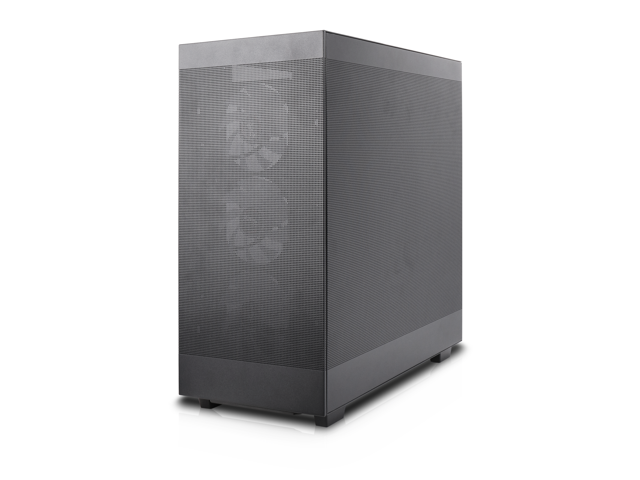 Rosewill Helium Flow Black Mid Tower Computer Gaming Case, Mesh Panel, ATX, Tool-less, High-Airflow, 1x 120mm PWM Fan