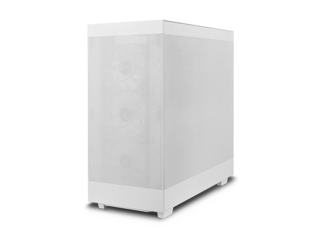 Rosewill Helium Flow White Mid Tower Computer Gaming Case, Mesh Panel, ATX, Tool-less, High-Airflow, 1x 120mm PWM Fan