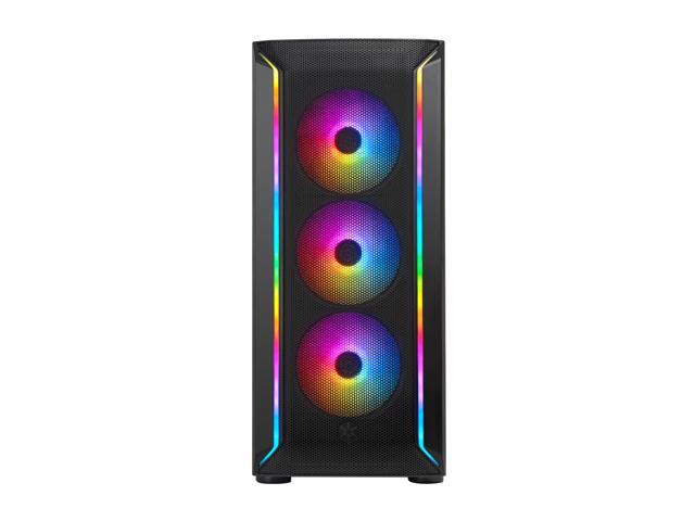 SilverStone FARA 511Z High Airflow ATX Gaming Chassis with Excellent Cooling Potential Case SST-FA511Z-BG Black