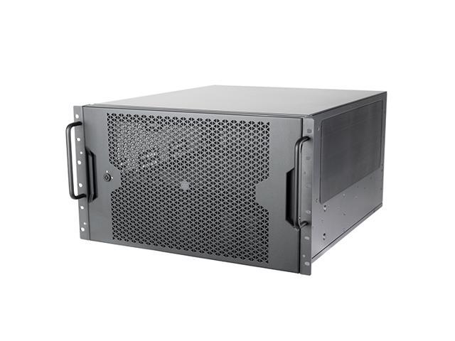 SilverStone RM600 6U Rackmount Chassis featuring Dual PSU Compatibility and Triple 360mm Radiator Support