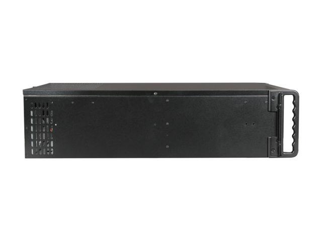 iStarUSA D-400L-7 Black 4U Rackmount High Performance Chassis - Black Bezel