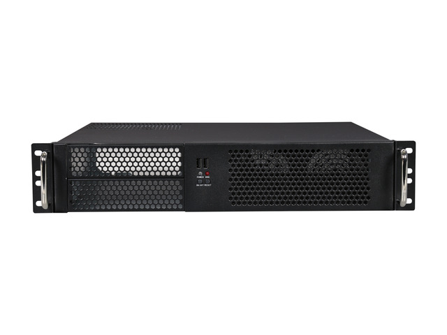 iStarUSA D-214-MATX Black 2U Rackmount Chassis