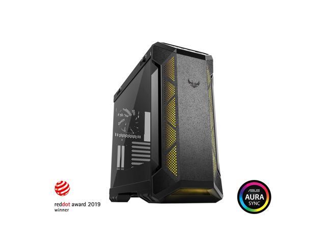 ASUS TUF Gaming GT501 Mid-Tower Computer Case for up to EATX Motherboards with USB 3.0 Front Panel, Smoked Tempered Glass, Steel Construction, and... Case