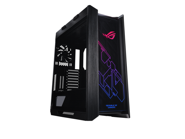 ASUS ROG Strix Helios GX601 RGB Mid-Tower Computer Case for up to EATX Motherboards with USB 3.1 Front Panel, Smoked Tempered Glass, Brushed... Case