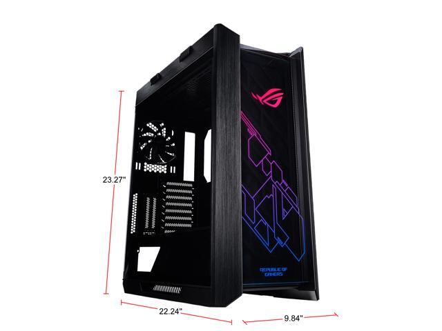 ASUS ROG Strix Helios GX601 RGB Mid-Tower Computer Case for up to EATX Motherboards with USB 3.1 Front Panel, Smoked Tempered Glass, Brushed...