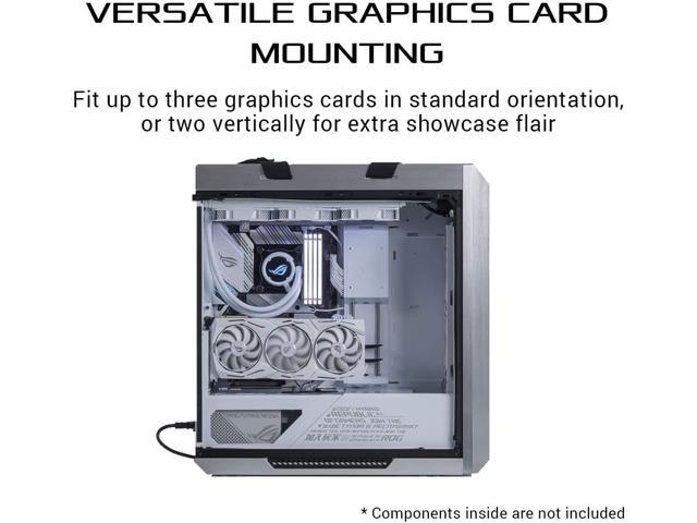 ASUS ROG Strix Helios GX601 White Edition RGB Mid-Tower Computer Case for ATX/ EATX Motherboards with Tempered Glass, Aluminum Frame, GPU Braces,...