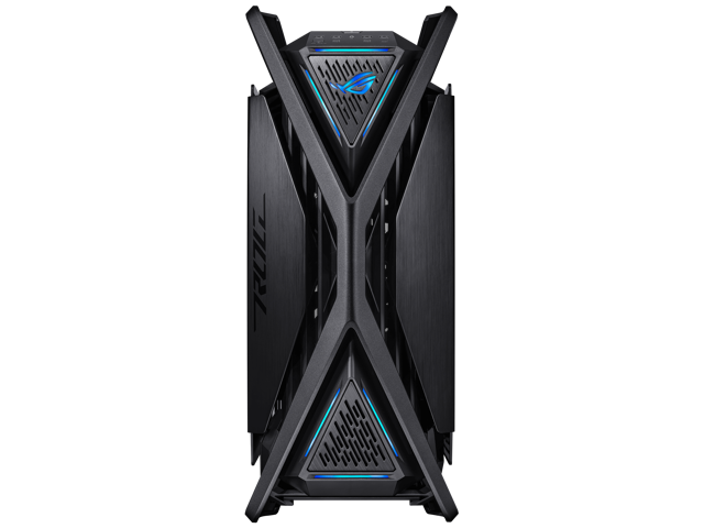 ASUS ROG Hyperion GR701 EATX full-tower computer case with semi-open structure, tool-free side panels, supports up to 2 x 420mm radiators, built-in...