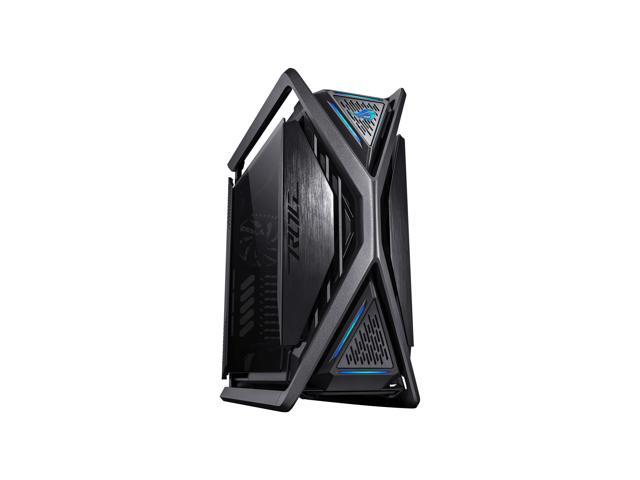 ASUS ROG Hyperion GR701 EATX full-tower computer case with semi-open structure, tool-free side panels, supports up to 2 x 420mm radiators, built-in...