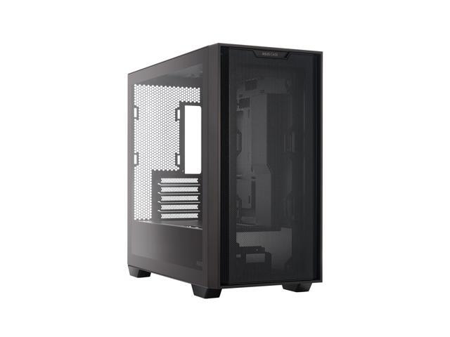 ASUS A21/BLK// Micro ATX Computer Case Steel / Plastic / Tempered Glass-Black Case