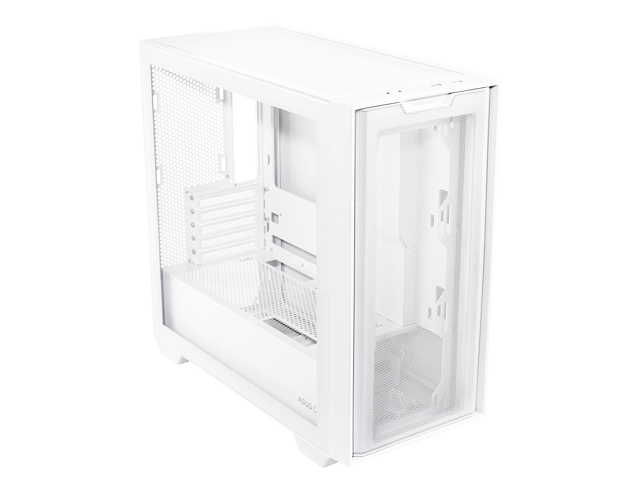 ASUS A21/WHT// Micro ATX Computer Case Steel / Plastic / Tempered Glass-White