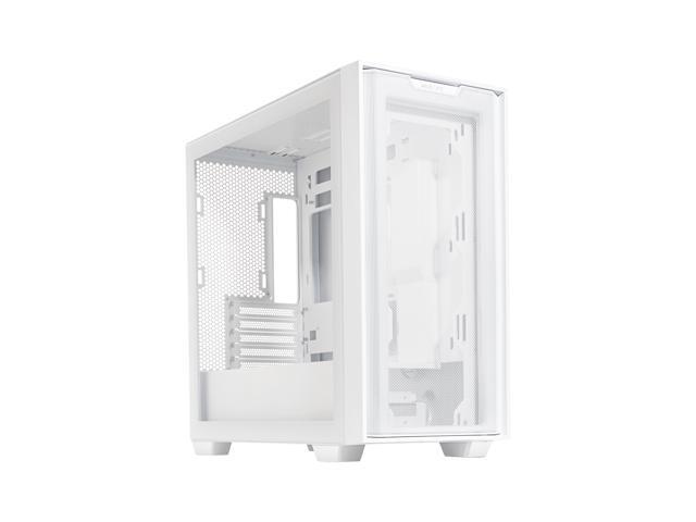 ASUS A21/WHT// Micro ATX Computer Case Steel / Plastic / Tempered Glass-White Case