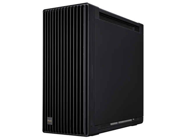 ASUS ProArt PA602 E-ATX Computer Case, 420mm radiator support, Dual 200mm built-in fans, front panel IR dust indicator, power lock latch, tool-less...