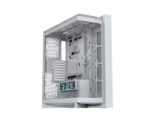 ASUS ROG Cronox White Edition Full Tower PC Gaming Case Curved Tempered-Glass Side Panel, Support for Graphics Cards up to 400mm Long, EATX and BTF...