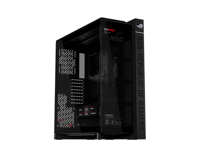 ASUS ROG Cronox Full Tower Gaming PC Case Curved Tempered-Glass Side Panel, Support for Graphics Cards up to 400mm Long, EATX and BTF Motherboards,...