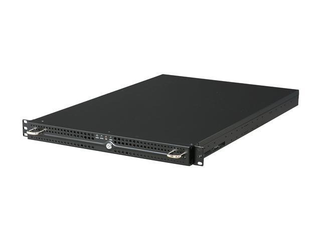 Athena Power RM-1U164A5 Black 1U Rackmount Server Case