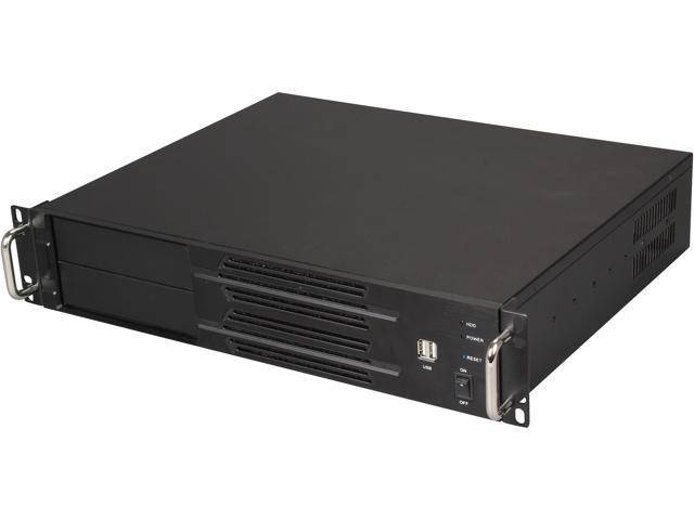 Athena Power RM-2U200H608 Black 2U Rackmount Server Case