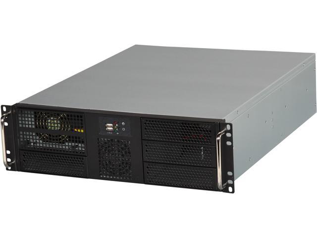 Athena Power RM-3U3046X808 Black 3U Rackmount Server Case