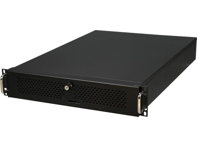 Athena Power RM-2U206480P4 Black 2U Rackmount Server Case