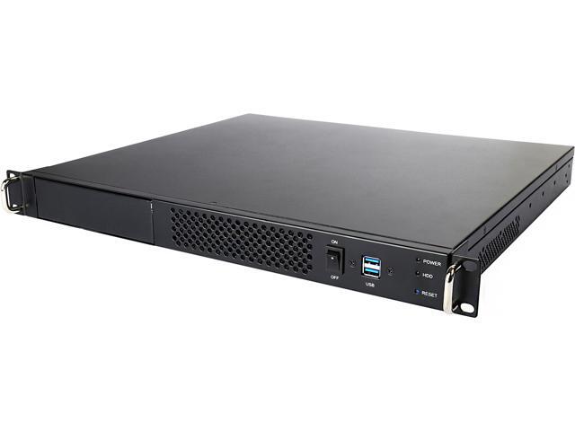 Athena Power RM-1UWIN512F508 Black 1U Rackmount Server Case