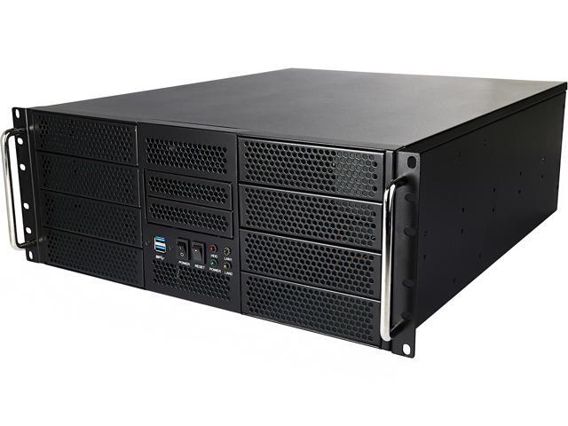 Athena Power RM-4UWIN525 Black 4U Rackmount Server Case