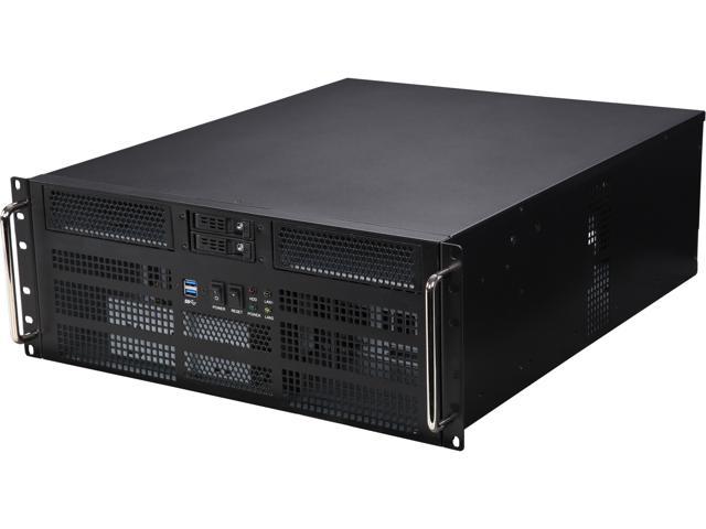Athena Power RM-4U8G525 Black 4U Rackmount Server Case