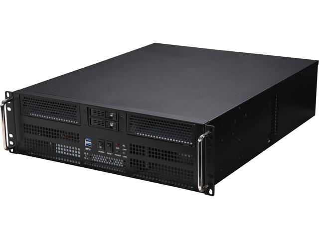 Athena Power RM-3U8G525 Black 3U Rackmount Server Case