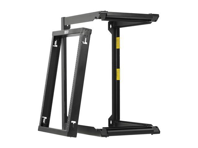 Tripp Lite SRWO16US Wallmount Open Frame Rack 16U 2-Post Hinged Front Heavy Duty