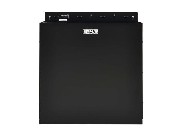 Tripp Lite SmartRack 2U Low-Profile Vertical-Mount Vented Wall-Mount Mini Rack Enclosure - Black SRWO2UBRKT