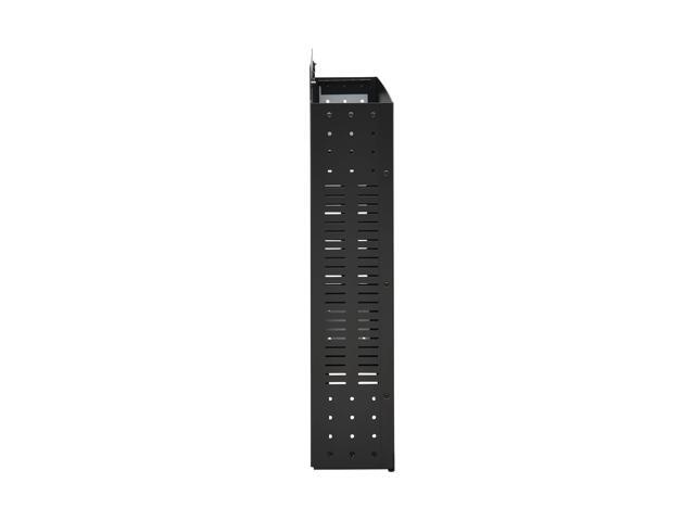Tripp Lite SmartRack 2U Low-Profile Vertical-Mount Vented Wall-Mount Mini Rack Enclosure - Black SRWO2UBRKT