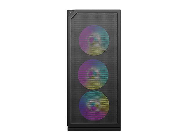 Bluegears b-Knights RGB Gaming Case Preinstalled with 6 x RGB 120mm Fans, Front Mesh Cover, and Side Tempered Glass for Extreme Cooling and...