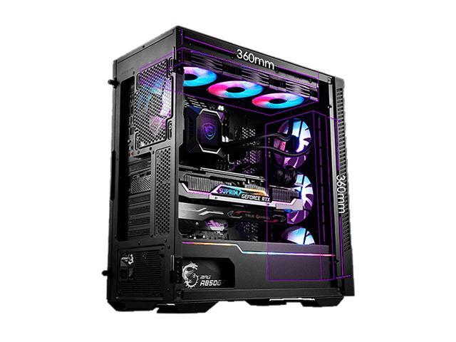 MSI - MPG VELOX 100R ATX Mid-Tower PC Case - Black - image 9