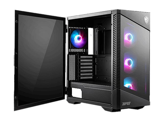 MSI - MPG VELOX 100R ATX Mid-Tower PC Case - Black - image 4