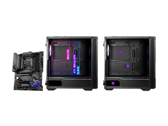 MSI - MPG VELOX 100R ATX Mid-Tower PC Case - Black - image 10