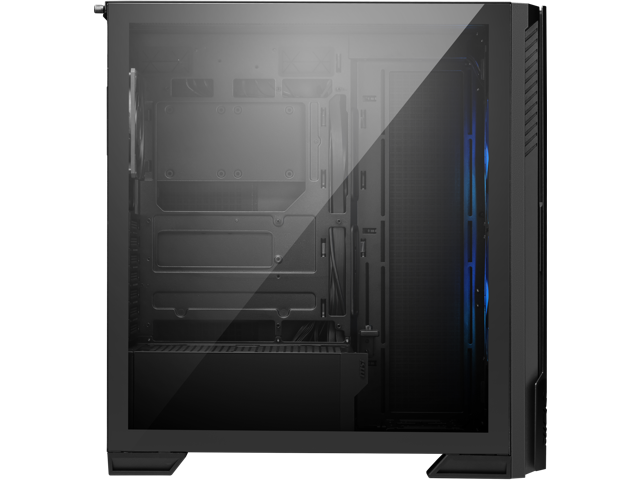 MSI - MPG Velox 300R Airflow PZ ATX Mid-Tower PC Case - Black - image 4