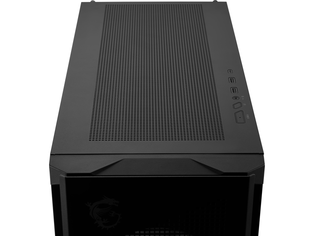 MSI - MPG Velox 300R Airflow PZ ATX Mid-Tower PC Case - Black - image 8