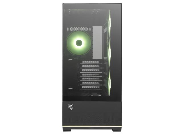 MSI - MAG PANO 110R PZ  ATX Mid-Tower PC Case - Black - image 6