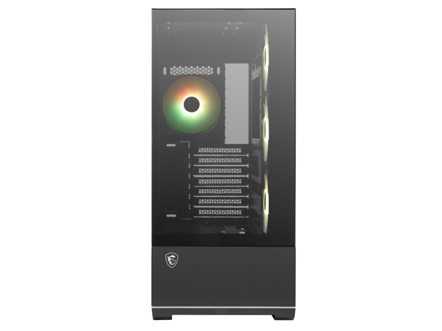 MSI - MAG PANO 110R PZ  ATX Mid-Tower PC Case - Black - image 7